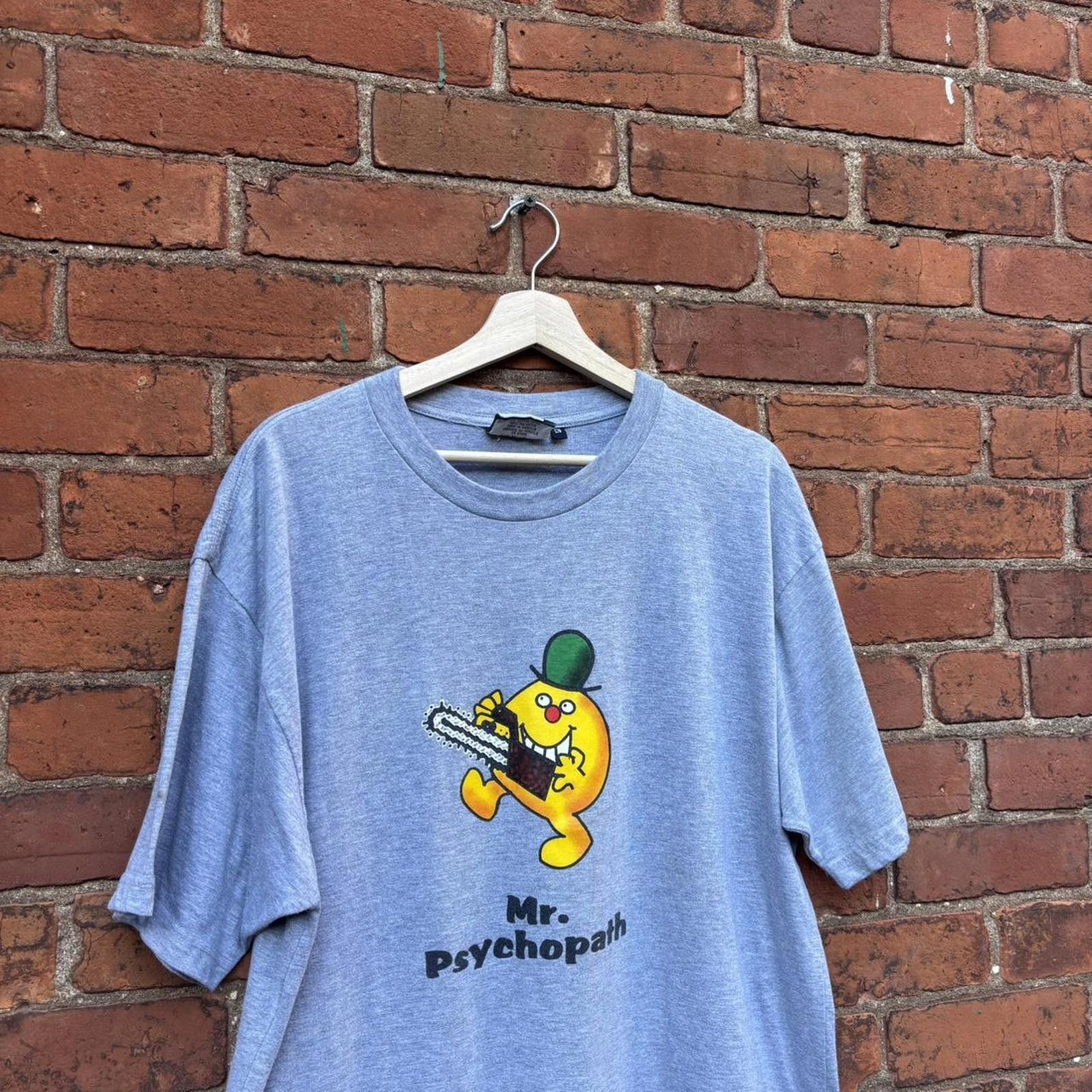 Other Vintage Mr psychopath t shirt 00s L/XL Size US XL / EU 56 / 4 - 4 Thumbnail