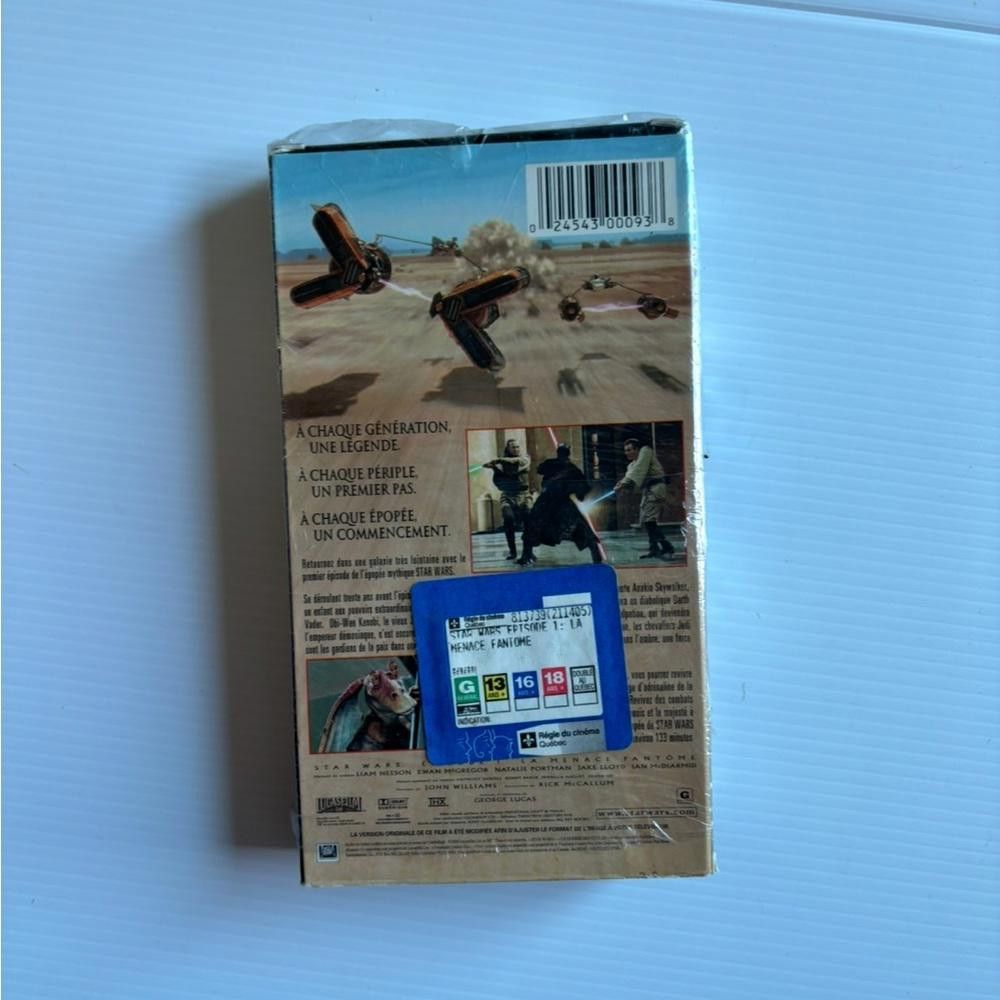 Designer Star Wars I : La Menace Fantôme - Cassette VHS K7 Size ONE SIZE - 2 Thumbnail