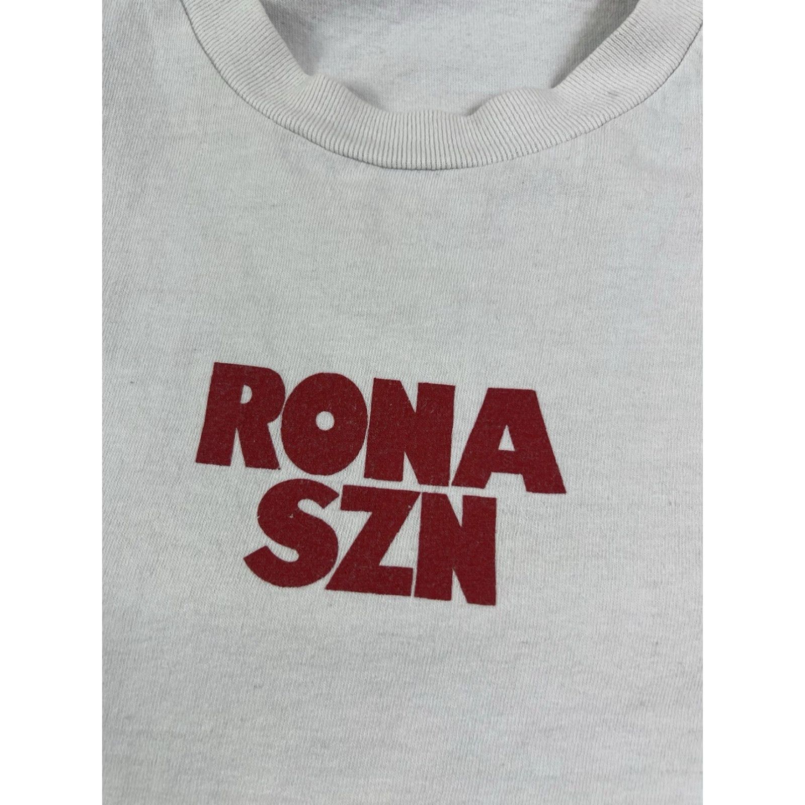 Vintage Full Send Rona Szn Jaws Nelk Boys White T Shirt Size Large Size US M / EU 48-50 / 2 - 6 Thumbnail