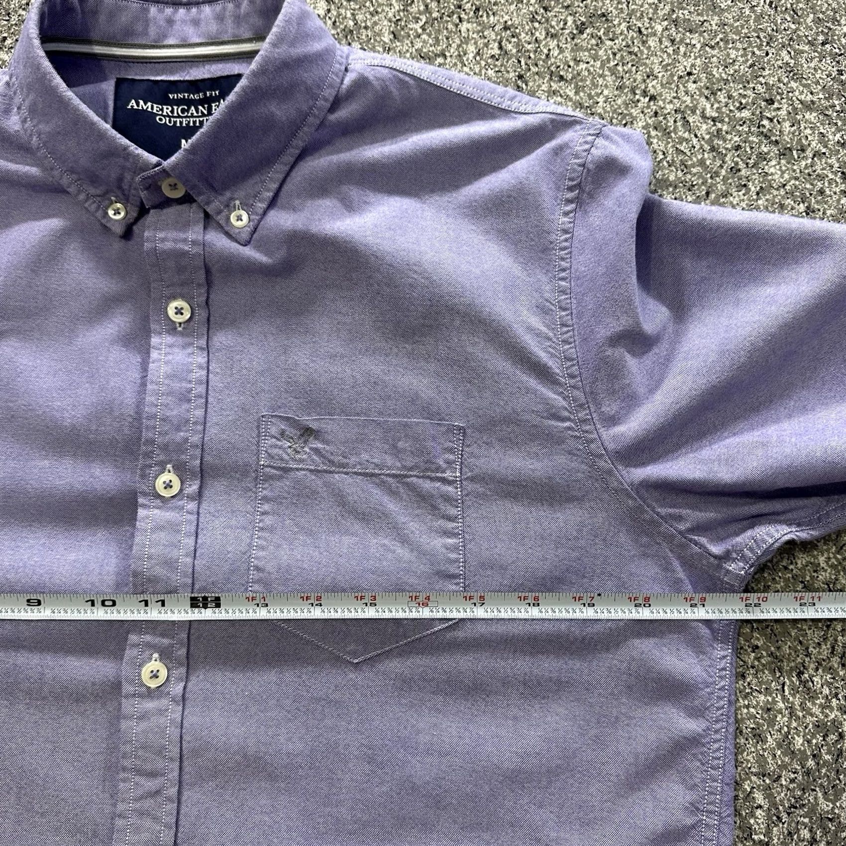 American Eagle Outfitters American Eagle Outfitters Button-Up Shirt Mens M Vintage Purple Long Sleeve Size US M / EU 48-50 / 2 - 4 Thumbnail