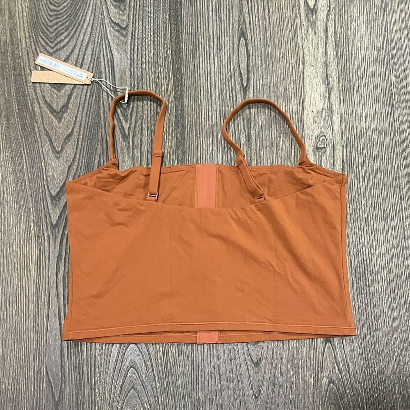 SKIMS NWT Skims Fits Everybody Adaptive Cami Crop Tank Top Size 2X Size S / US 4 / IT 40 - 4 Thumbnail