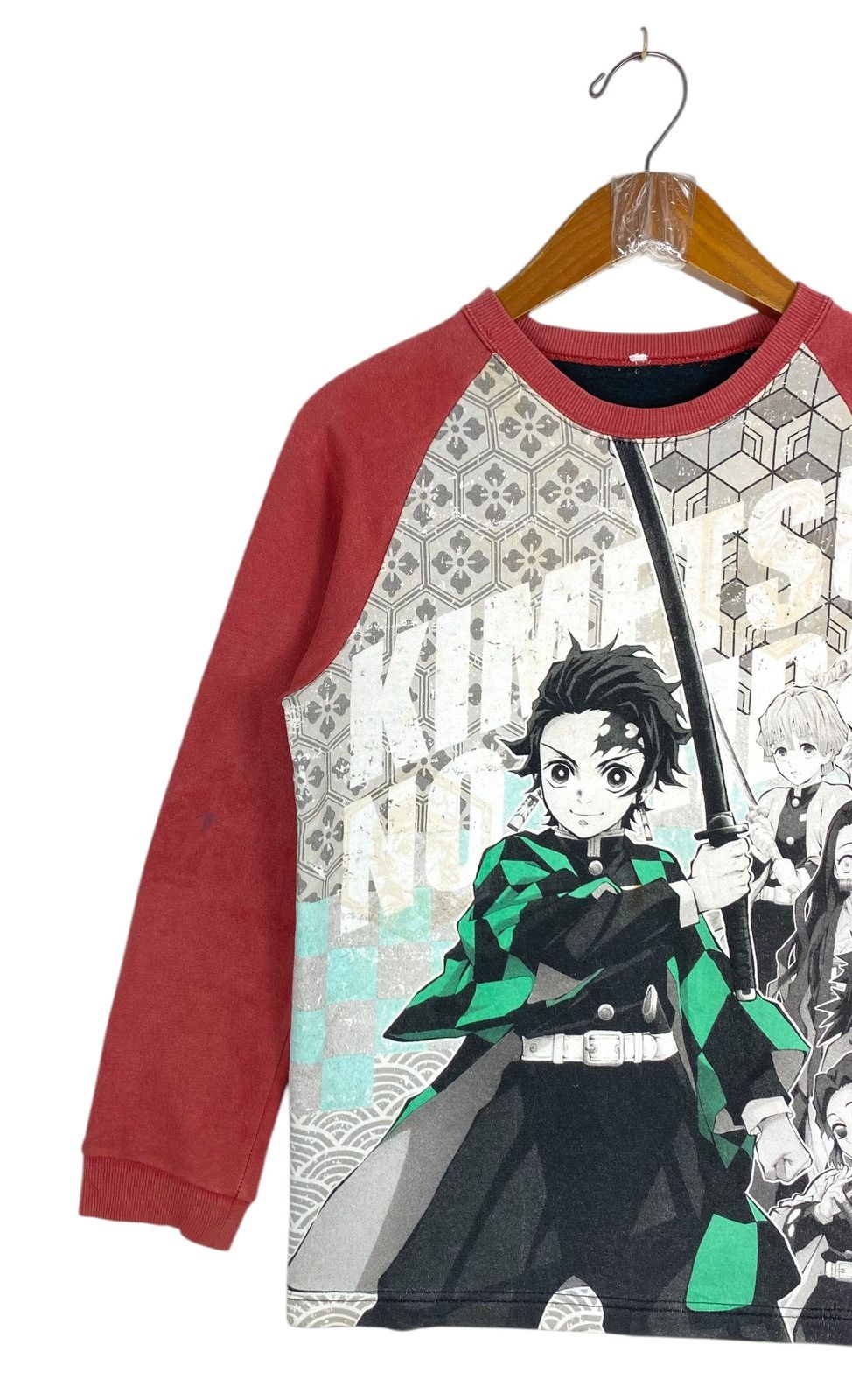 Anime Rare‼️ Demon Slayer: Kimetsu no Yaiba Sweatshirt Big Logo Size XS / US 0-2 / IT 36-38 - 2 Thumbnail