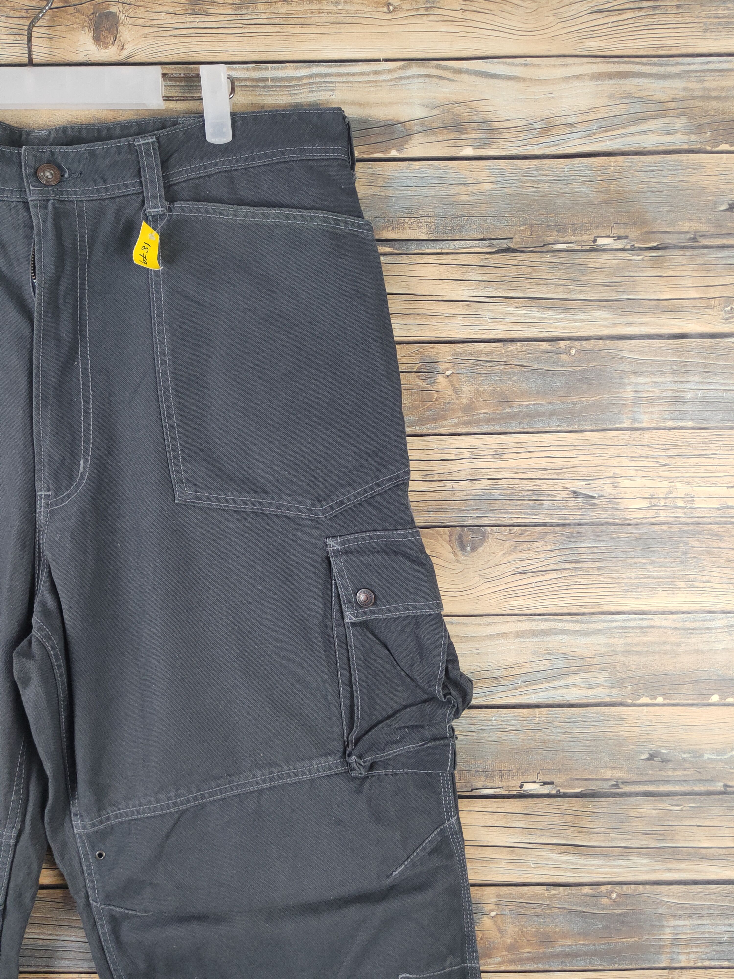 Japanese Brand DL Evenriver Dark Gray Multipocket Cargo Pants #1879 Size US 34 / EU 50 - 5 Thumbnail