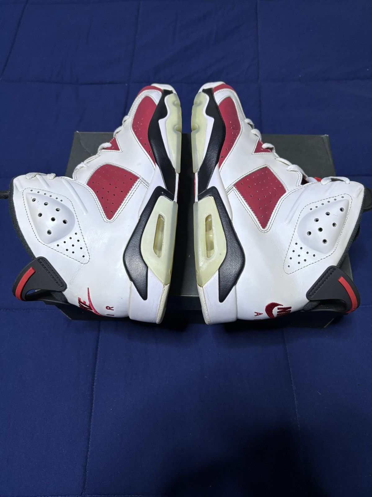 Jordan Brand Jordan 6 Retro OG Carmine 2021 Size 11.5 Size US 11.5 / EU 44-45 - 2 Thumbnail