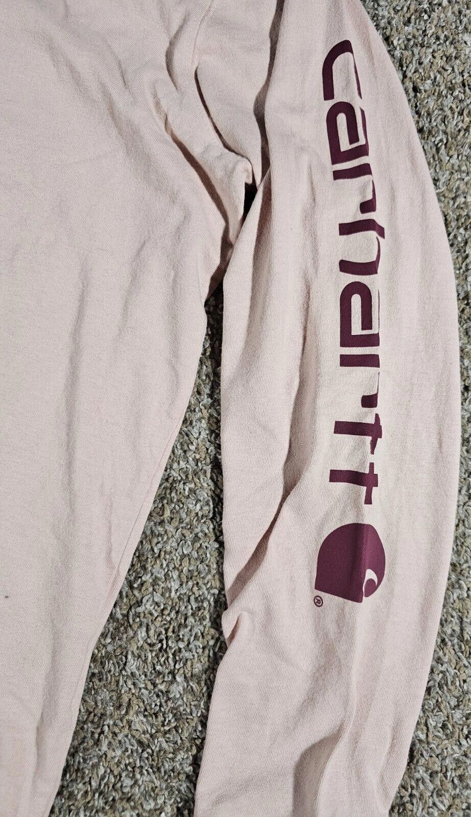 Carhartt Carhartt Loose Fit XL(16-18) Long Sleeve Shirt Pinkish Size US XXS / EU 40 - 2 Thumbnail