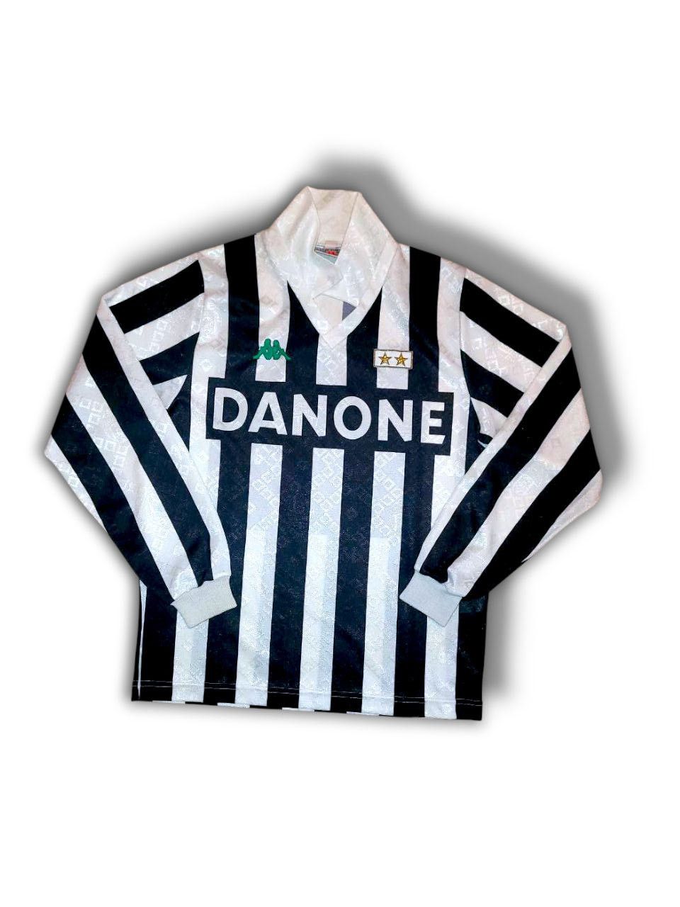 Kappa Vintage 1992-1994 Juventus Home Shirt by (Danone Sponsor) Size US S / EU 44-46 / 1 - 1 Thumbnail