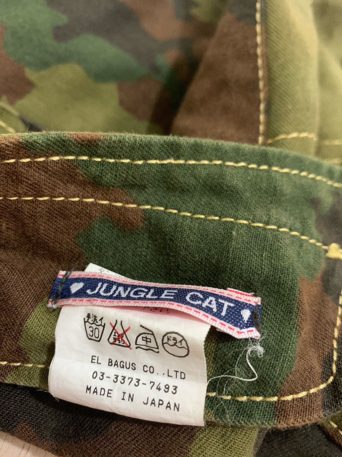 20471120 × Hysteric Glamour × Japanese Brand Y2k Jungle Cat Camo Ifsixwsnine Punk style Women's Size 30" / US 8 / IT 44 - 7 Thumbnail