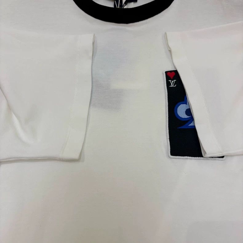 Louis Vuitton Louis Vuitton White playing card short sleeve Size S / US 4 / IT 40 - 6 Thumbnail