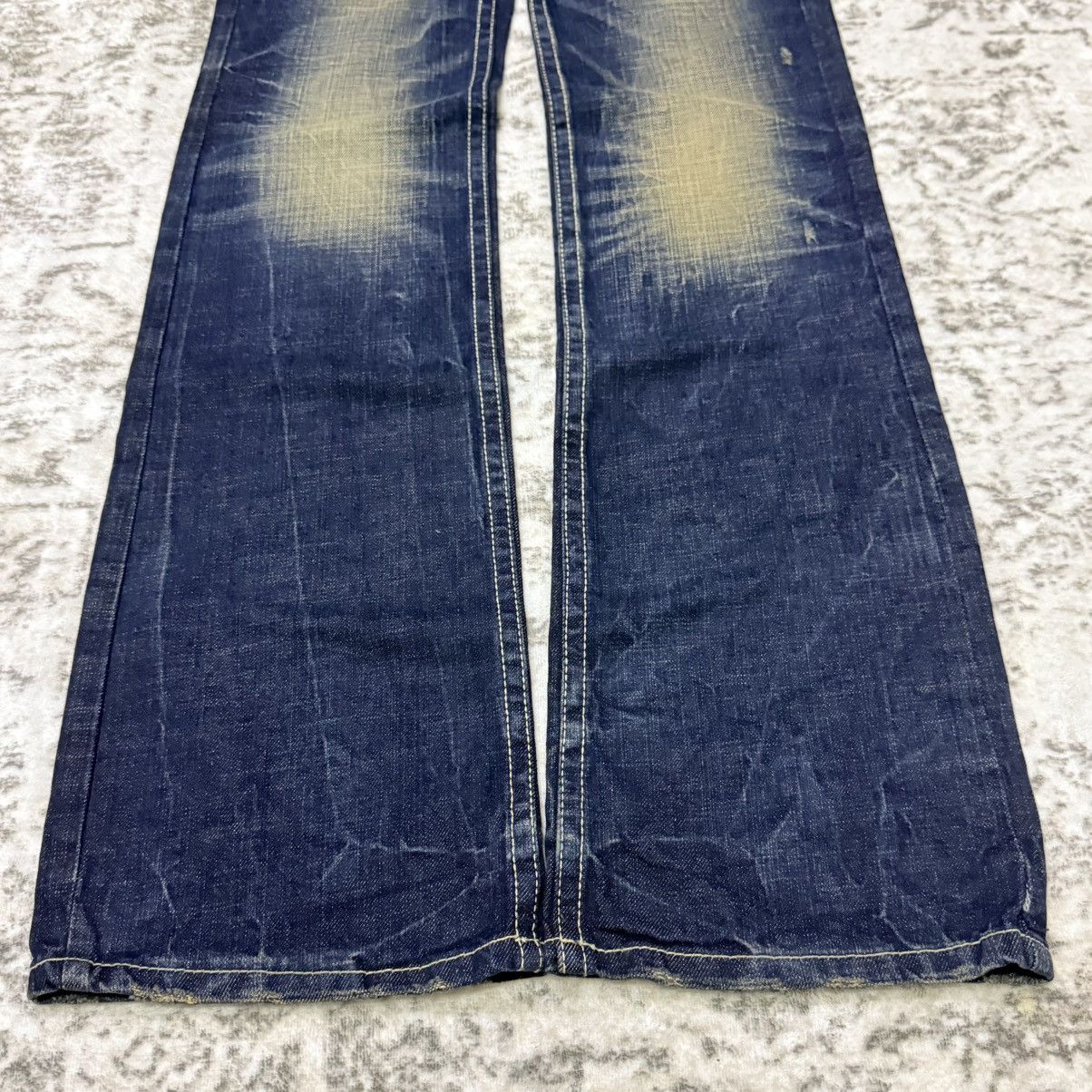 Japanese Brand Vintage Red Pepper Japan Embroidery Wings Flare Jeans Size 26" / US 2 / IT 38 - 8 Thumbnail