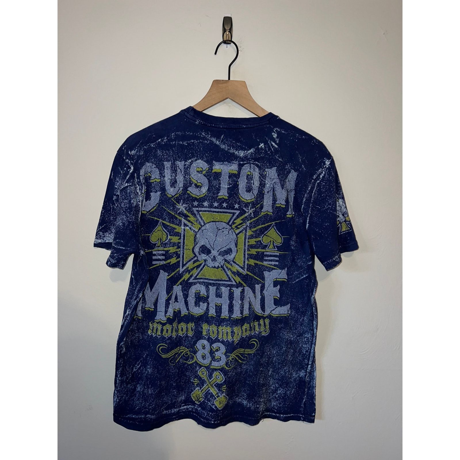 Vintage Y2K Custom Machine Shirt Motor Company AOP Tee 2000s Large Size US L / EU 52-54 / 3 - 1 Thumbnail