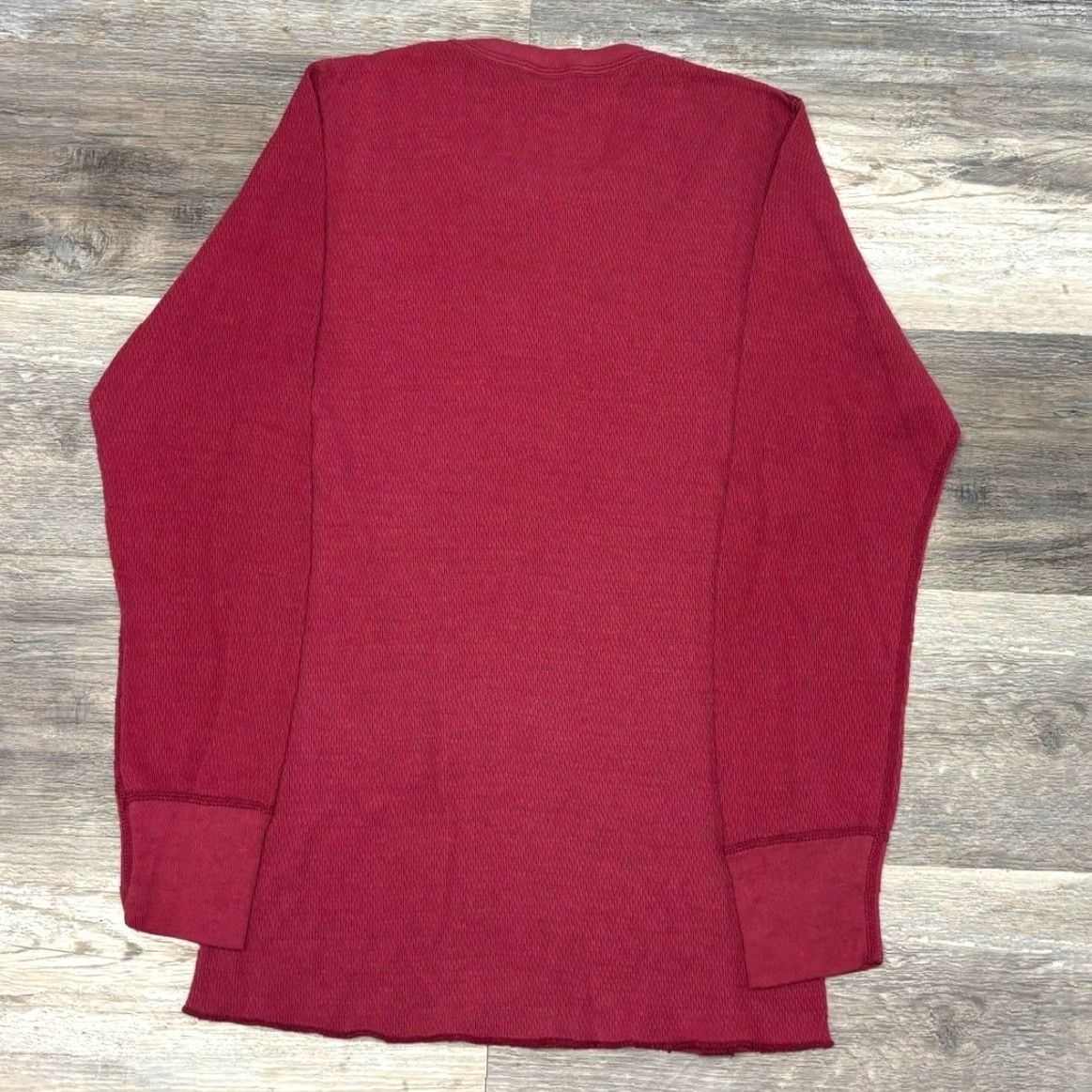 Vintage VINTAGE St. John's Bay Red Mens M Blank Waffle Knit Thermal Shirt USA Made Shirt Mens M Red Waffle Knit Thermal USA 80s 90s St. John's Bay Size US S / EU 44-46 / 1 - 3 Thumbnail