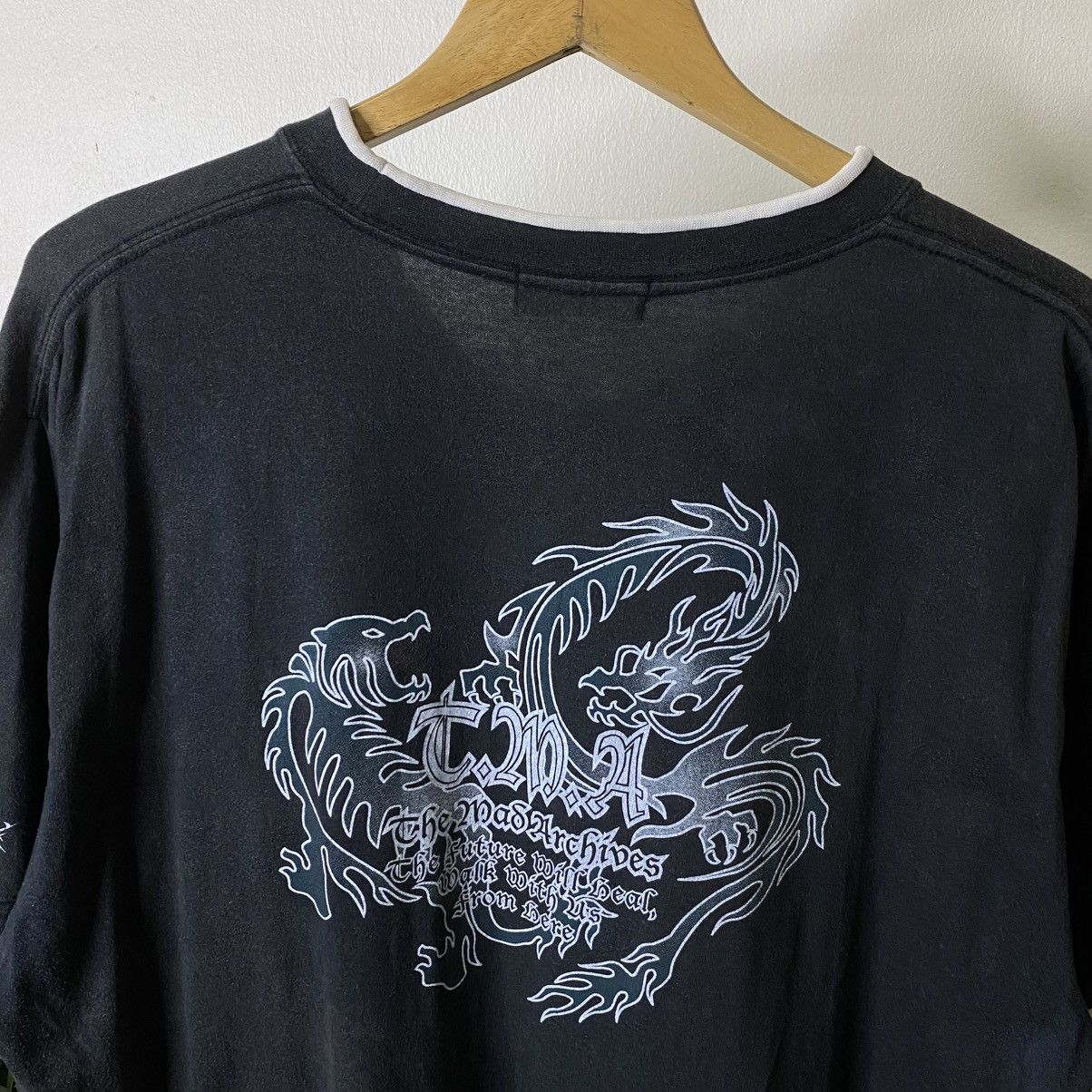 Mind Games Dragon Affliction Design Cyber Gothic Punk Ifsixwasnine Tee Size US XL / EU 56 / 4 - 2 Thumbnail