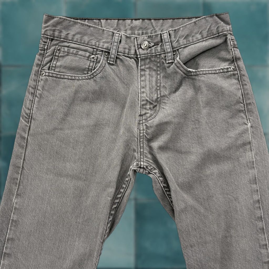 Levi's Levi's Jeans Mens 28x30 Gray Regular Tapered Leg 508 Denim 5-Pocket Zip Fly Belt Loops Size US 28 / EU 44 - 1 Thumbnail