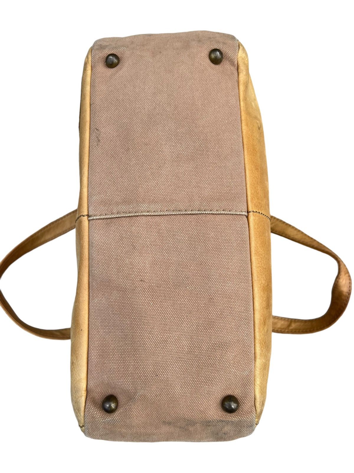 Leather Folna Japan Distressed Sun Faded Patina Leather Bag Size ONE SIZE - 16 Thumbnail