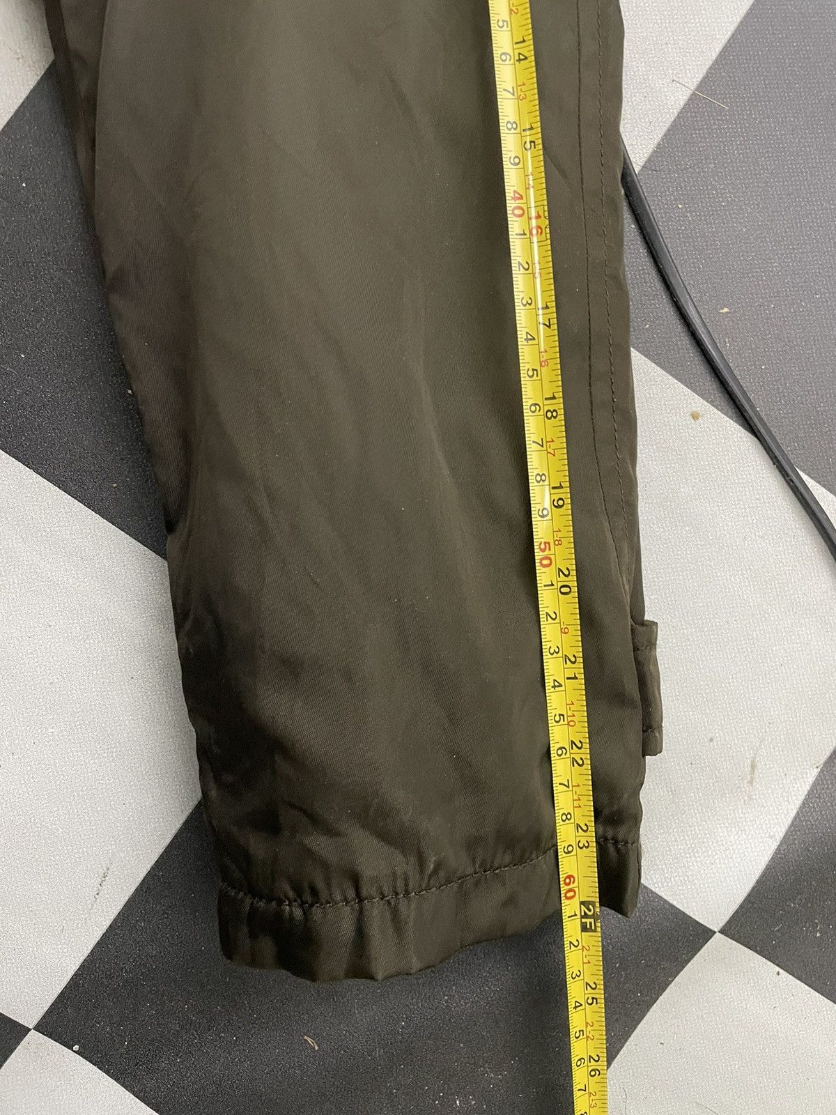 Prada 🔥Rare Prada Double Breasted Belted Nylon Trech Coat Size L / US 10 / IT 46 - 16 Thumbnail