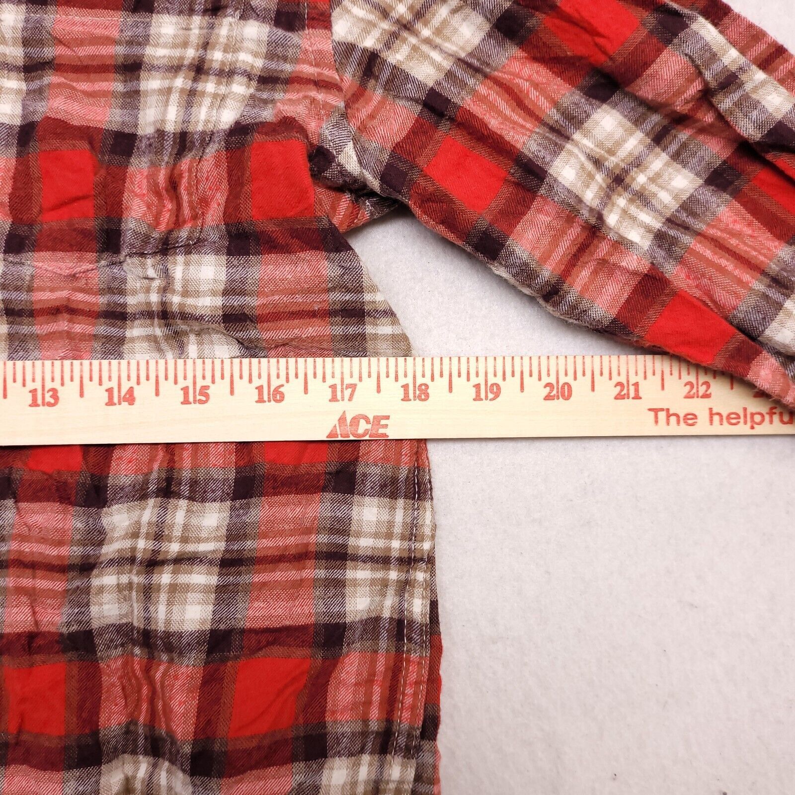 Croft & Barrow Croft & Barrow Tartan Flannel Shirt Mens Size Medium M Red Size US M / EU 48-50 / 2 - 9 Thumbnail