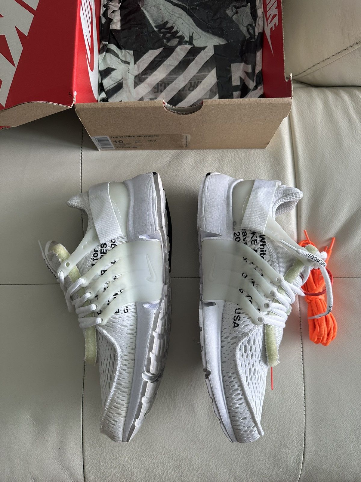 Nike Nike x Off-White Presto The Ten White Size US 10 / EU 43 - 5 Thumbnail