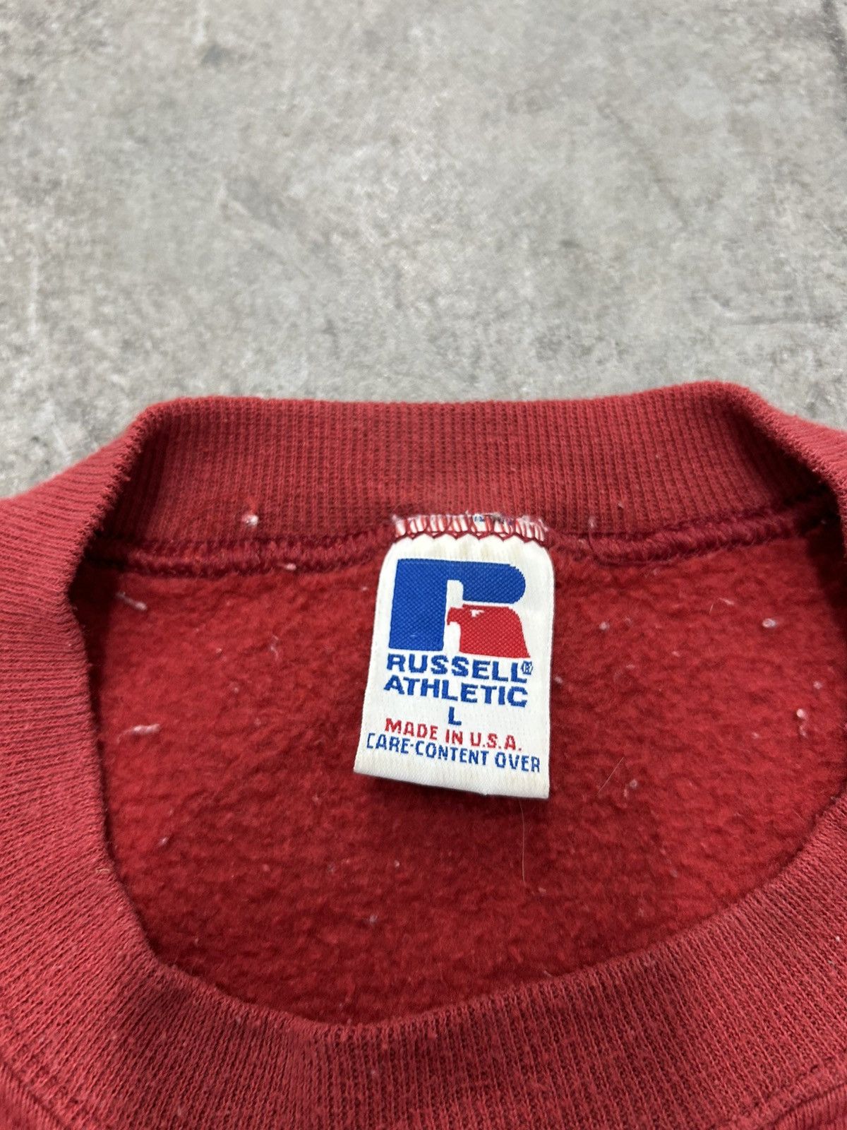 Russell Athletic Vintage Russell athletic sweatshirt made in USA red Size US L / EU 52-54 / 3 - 4 Thumbnail