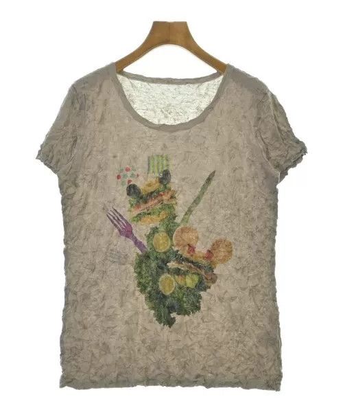 Issey Miyake Beige Short Sleeve T-Shirt
