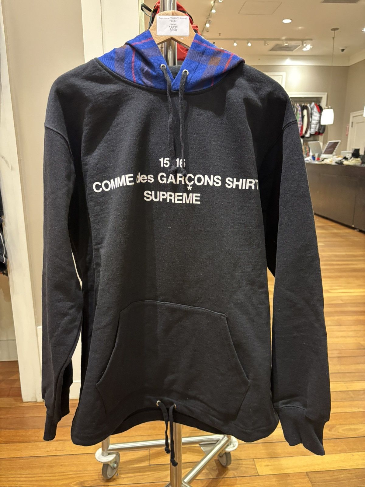 Garçons Shirt Supreme Cdg Fw15 Supreme COMME Des Garçons FW15 Long