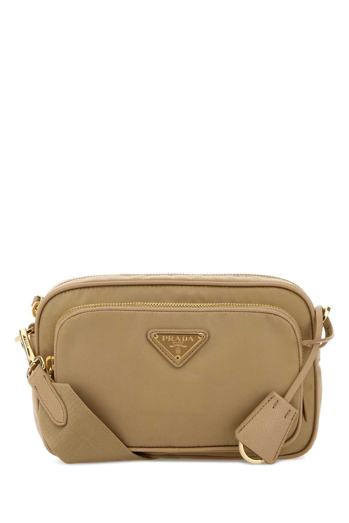 Prada Beige Re-Nylon Crossbody Bag Size ONE SIZE - 1 Thumbnail