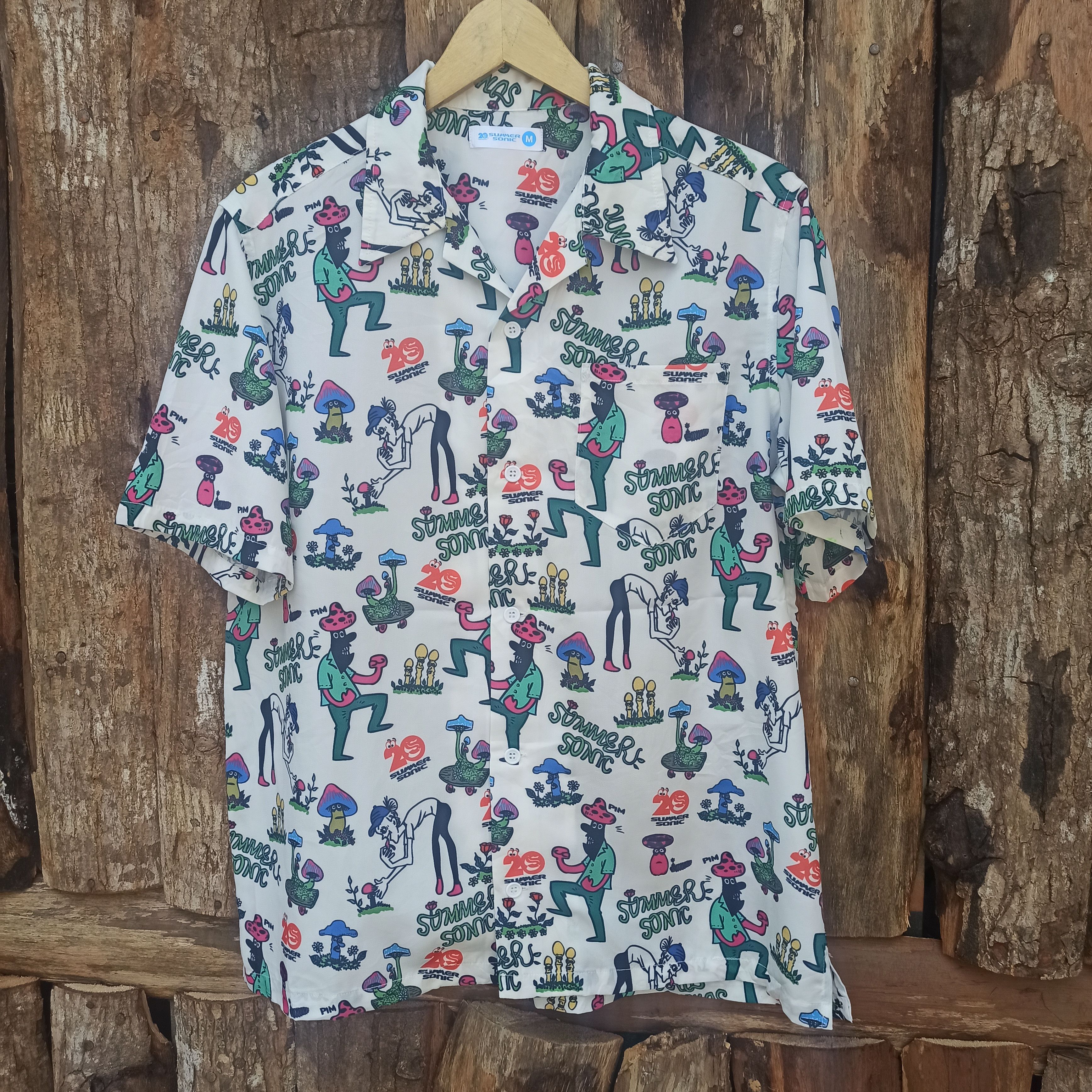 Band Tees × Japanese Brand Summer Sonic Open Collar Hawaiian Shirt Aniversary 20th Size US M / EU 48-50 / 2 - 1 Thumbnail