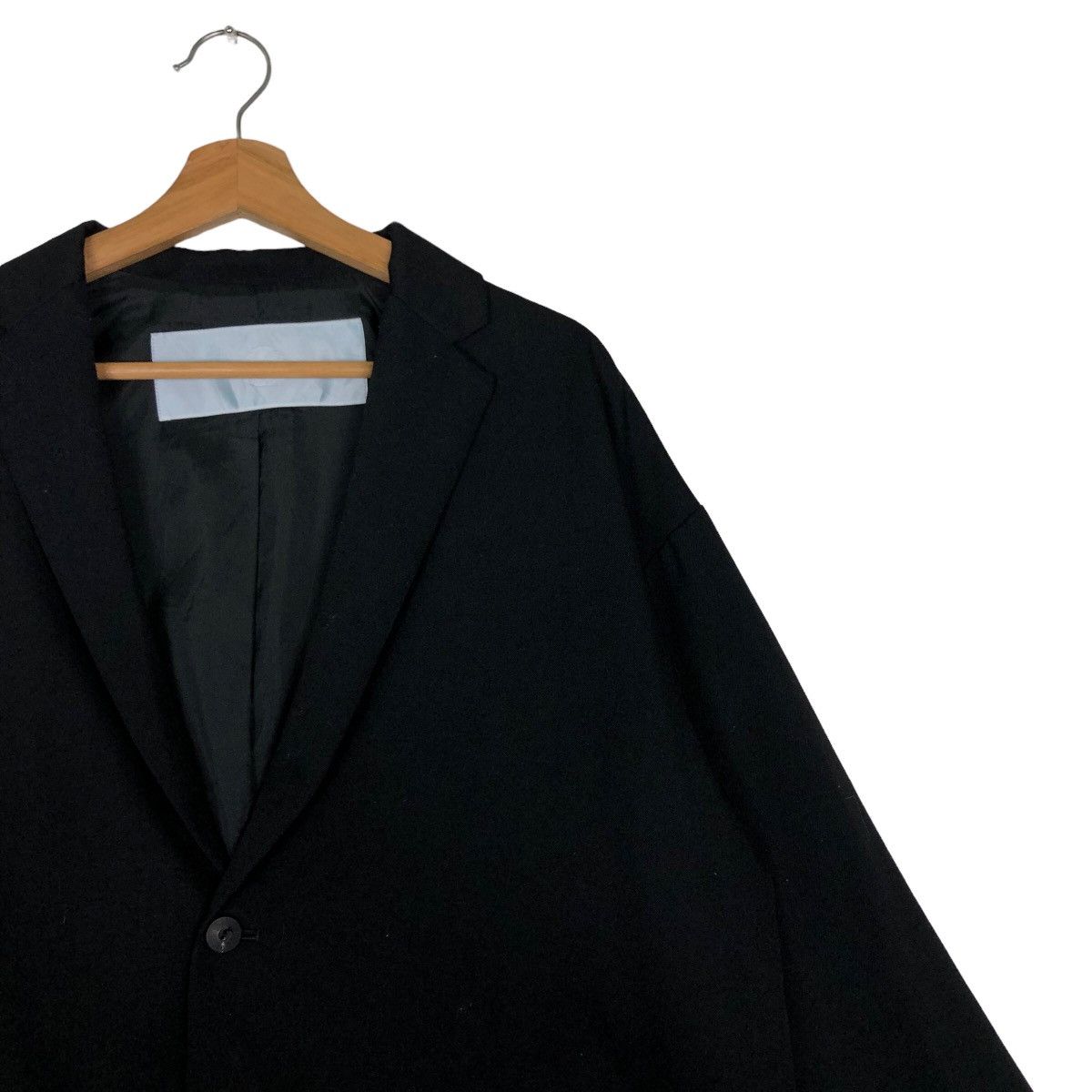 Dulcamara Japan 🔥Vintage Rich Black Long Jacket Dulcamara Double Breast Size US M / EU 48-50 / 2 - 6 Thumbnail