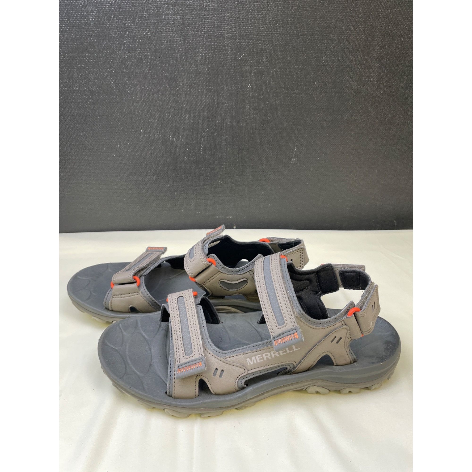 Merrell Merrell Men's Gray/Tan Strap Sandals / Shoes Size 10 SKU 577 Size US 10 / EU 43 - 3 Thumbnail