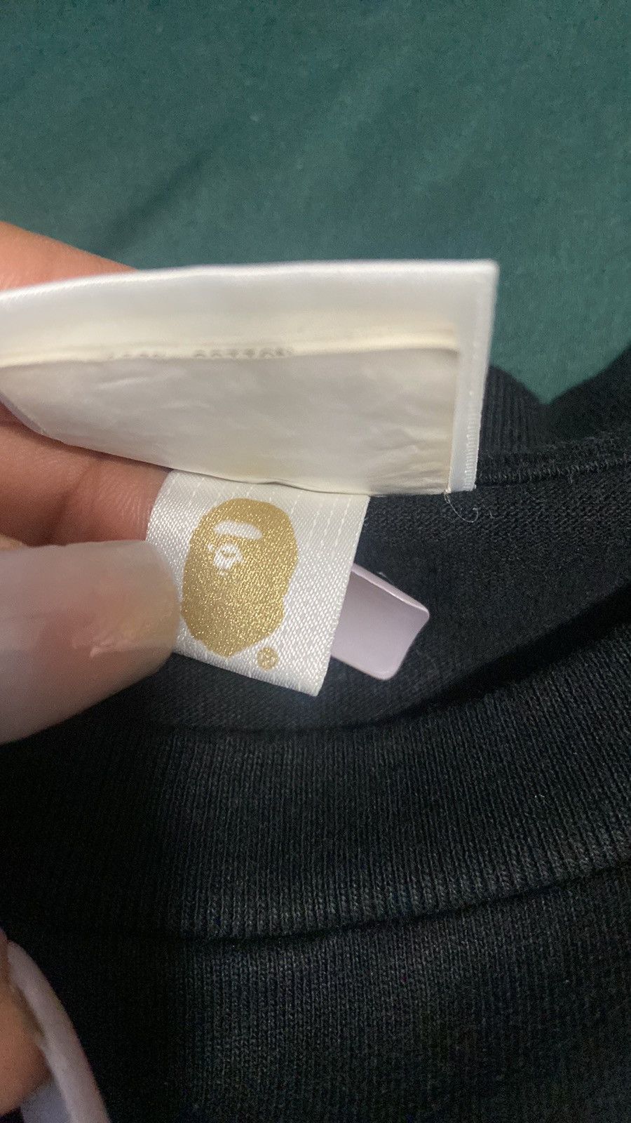 Bape Black Holographic Bape Tee Size S / US 4 / IT 40 - 5 Thumbnail