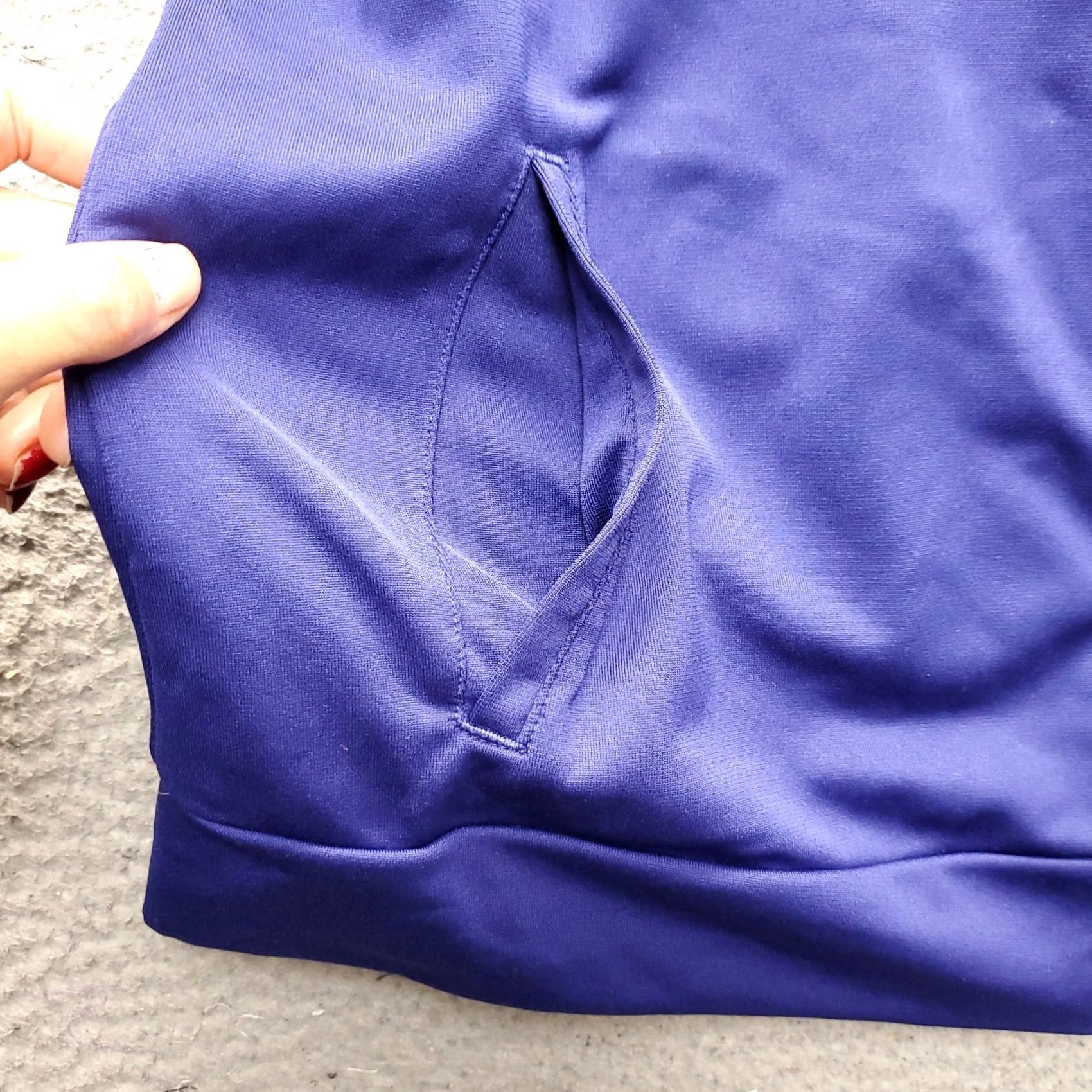 Vintage Xersion Activewear Full-Zip Jacket Womens M Blue Quick-Dri Mock Neck Full Zip Size M / US 6-8 / IT 42-44 - 8 Thumbnail