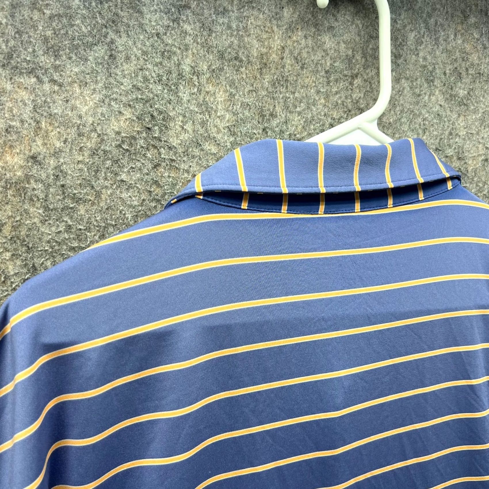 Peter Millar Peter Millar Polo Shirt Men XL Blue Stripe Polo Golf Summer Comfort Size US XL / EU 56 / 4 - 4 Thumbnail