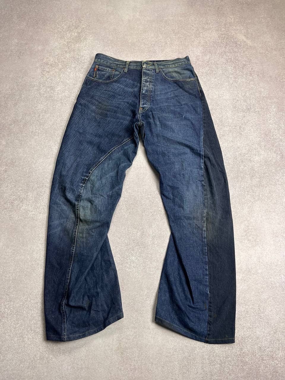 Japanese Brand × Michiko Koshino × Vintage VINTAGE MICHIKO KOSHINO YEN JEANS AVANTGARDE JAPANESE PANTS Size US 32 / EU 48 - 3 Thumbnail