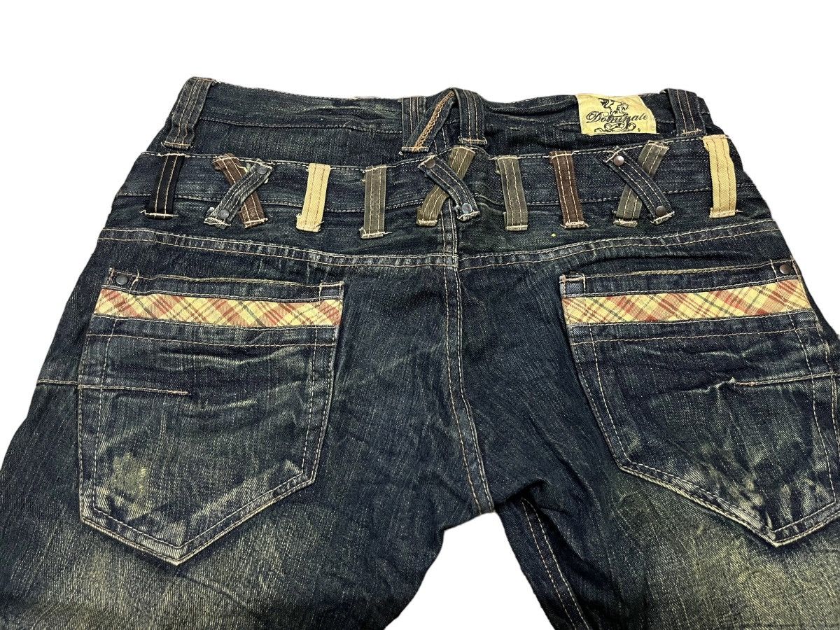 Japanese Brand DOMINATE HAND CRAFT DOUBLE WAIST STYLE JEANS Size US 34 / EU 50 - 9 Thumbnail