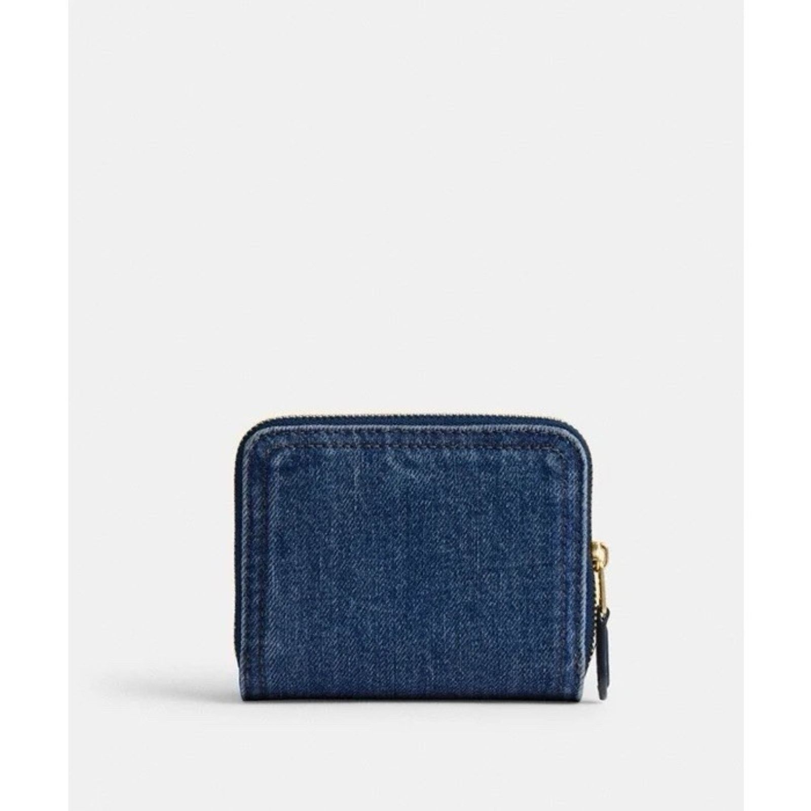 Coach NWT Coach Essential Billfold Denim Wallet CAU96 Deep Blue Size ONE SIZE - 9 Thumbnail