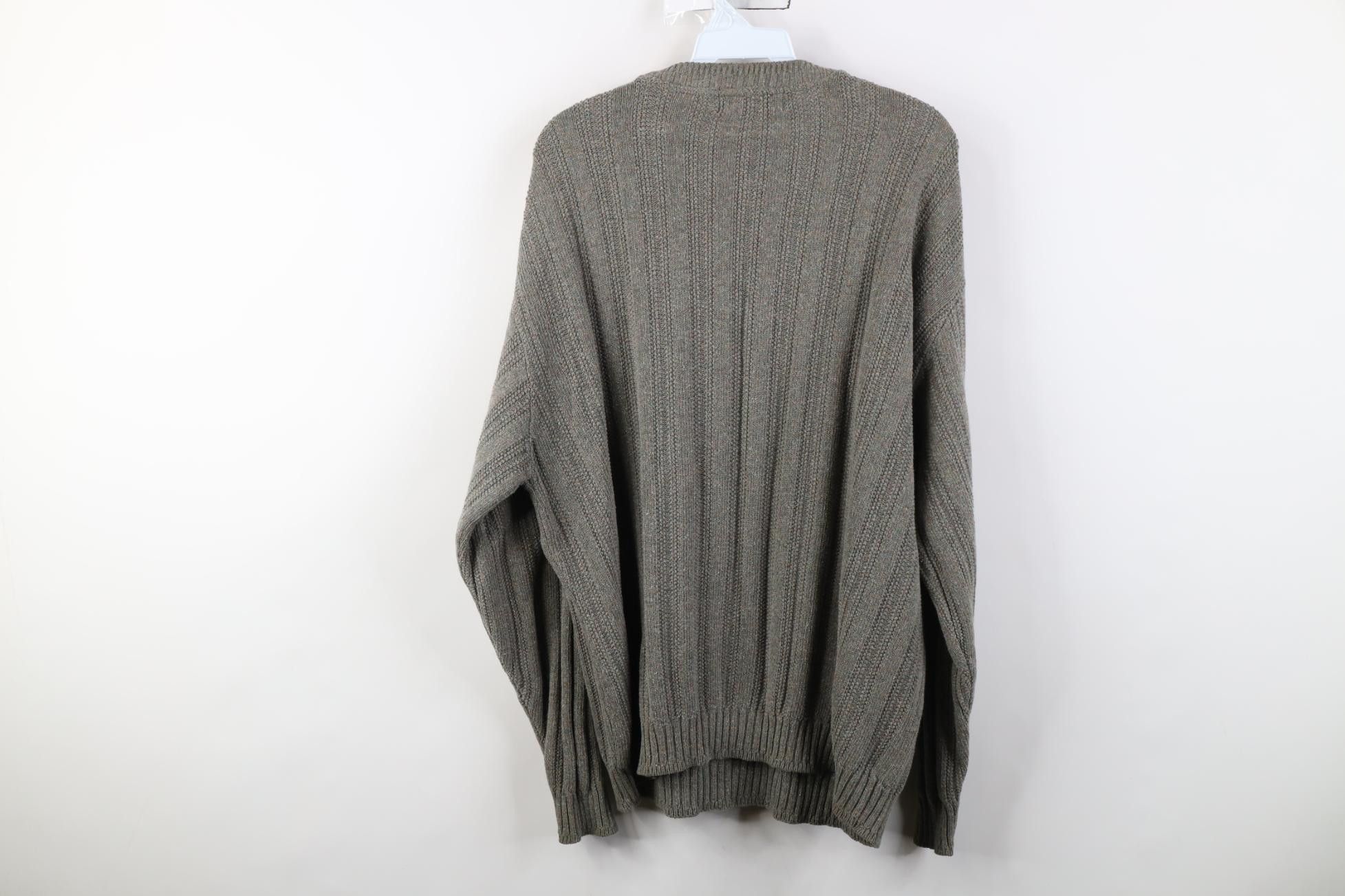 Vintage Vintage 90s Streetwear Fleck Hand Framed Knit Sweater USA Size US XL / EU 56 / 4 - 7 Thumbnail