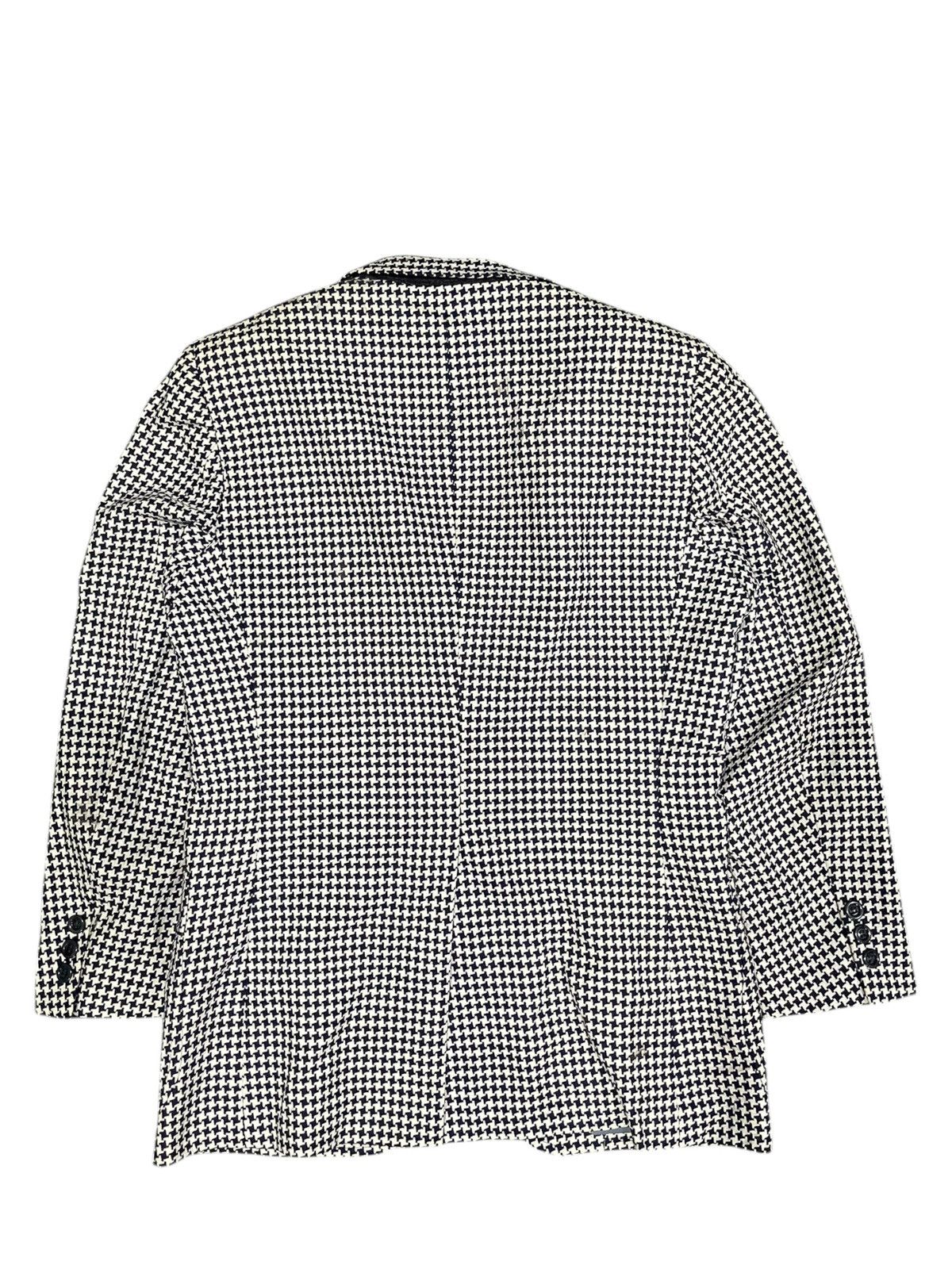 Other Designers Samm Spade Noir Check Tailored Coat Size 36S - 2 Thumbnail