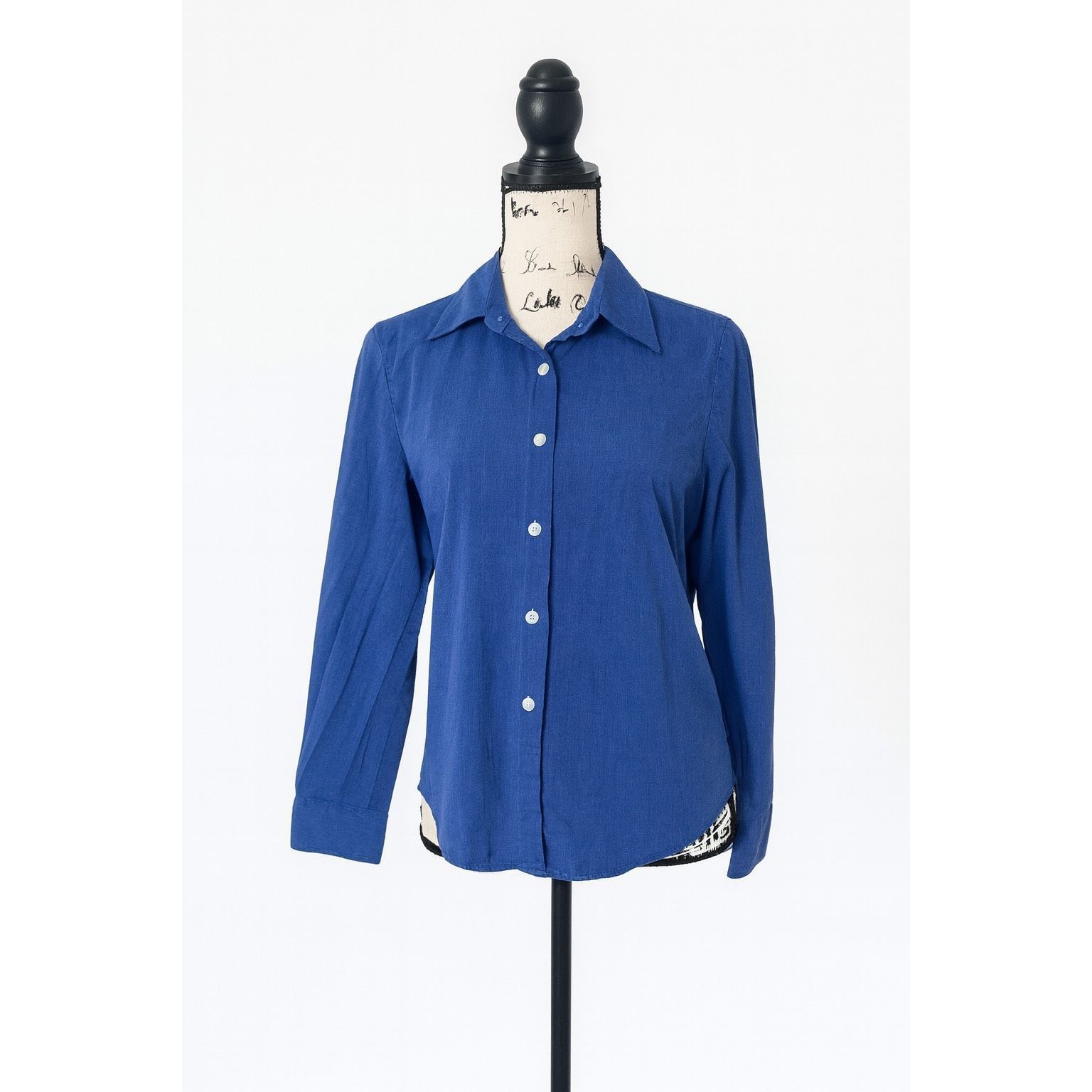 Gemelli Gemilli Medium Blue Button Down Shirt Made in USA Cotton Ble Size M / US 6-8 / IT 42-44 - 1 Thumbnail