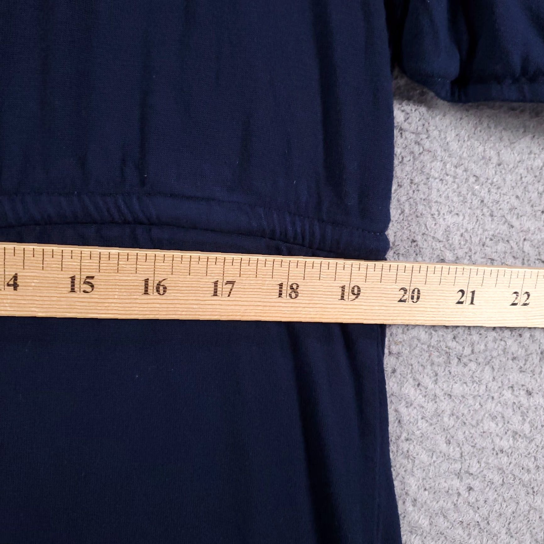Old Navy Old Navy Womens Dress Blue Knit Midi Swing Shift L Size L / US 10 / IT 46 - 5 Thumbnail