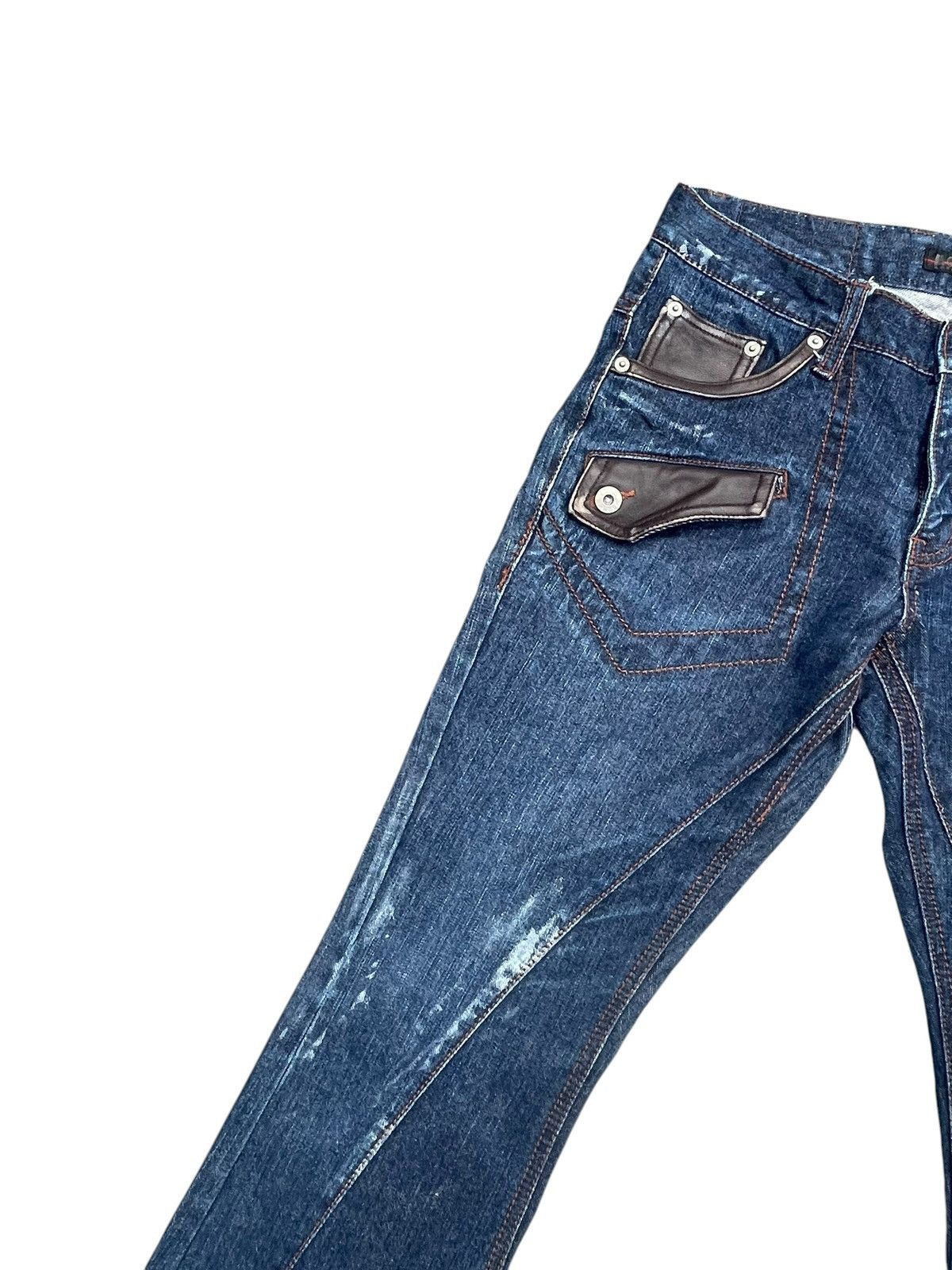 Japanese Brand × Morgan Homme Morgan are Toi Homme Flare Jeans Size US 31 - 4 Thumbnail