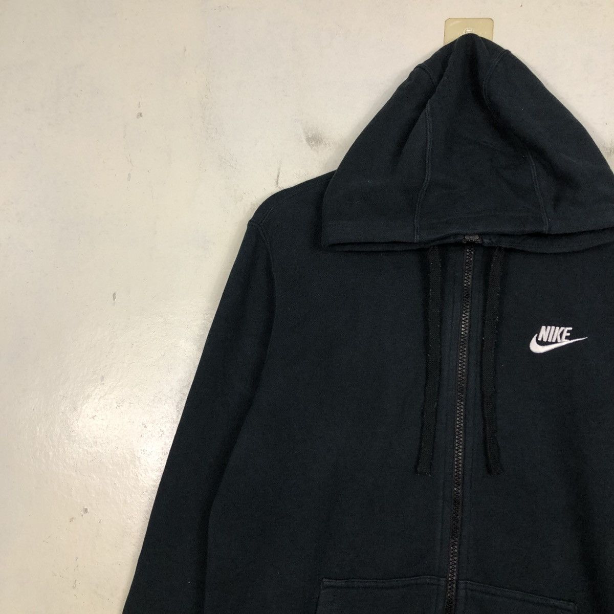 Nike 📌Rich Black Zipper Hoodie Jacket Nike Small Pony Size US M / EU 48-50 / 2 - 9 Thumbnail