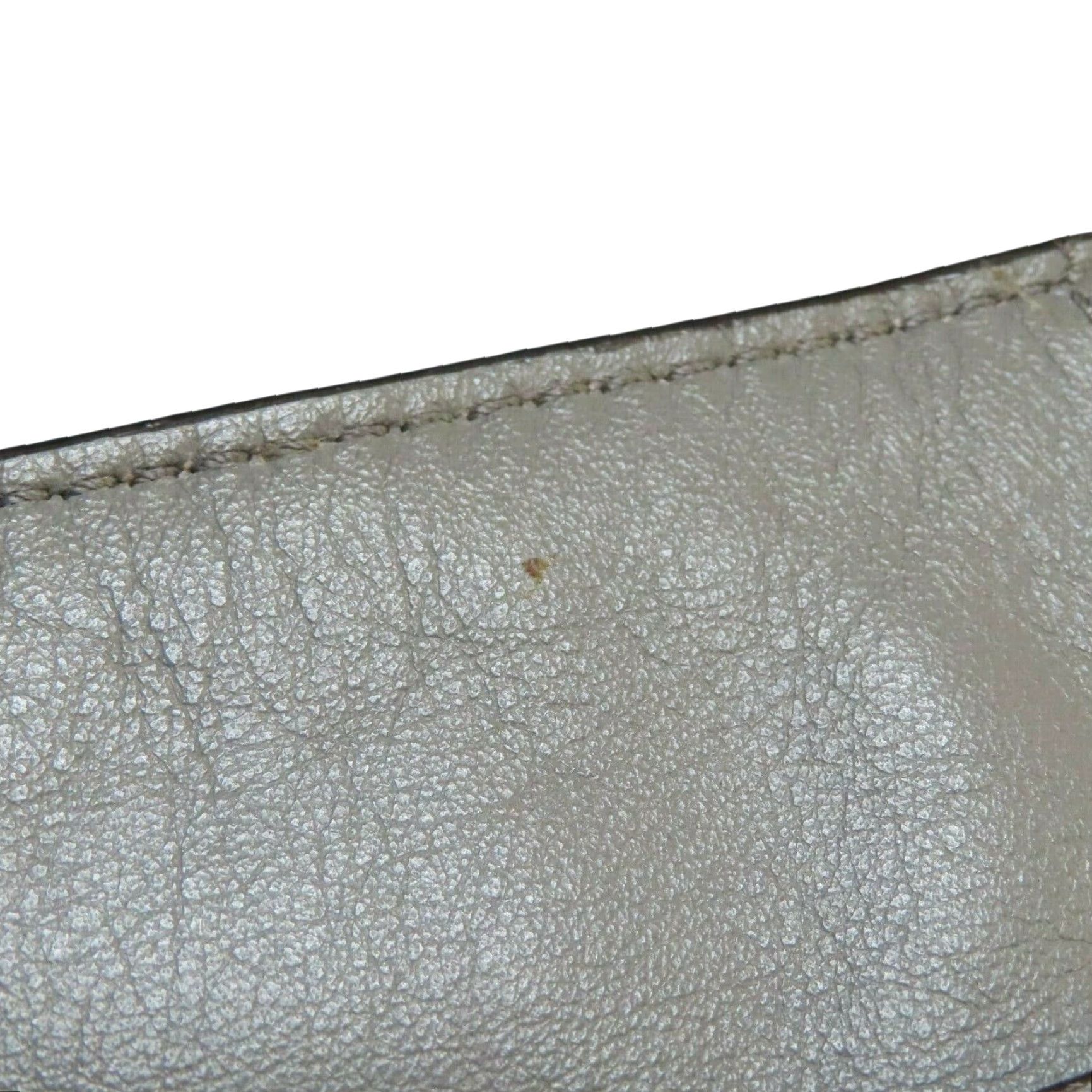 Coach Coach Kristin Shoulder Bag Purse Gray Leather Women's Poppy Line E1126-18277 Designer Handbag with Inner Pockets Size ONE SIZE - 7 Thumbnail