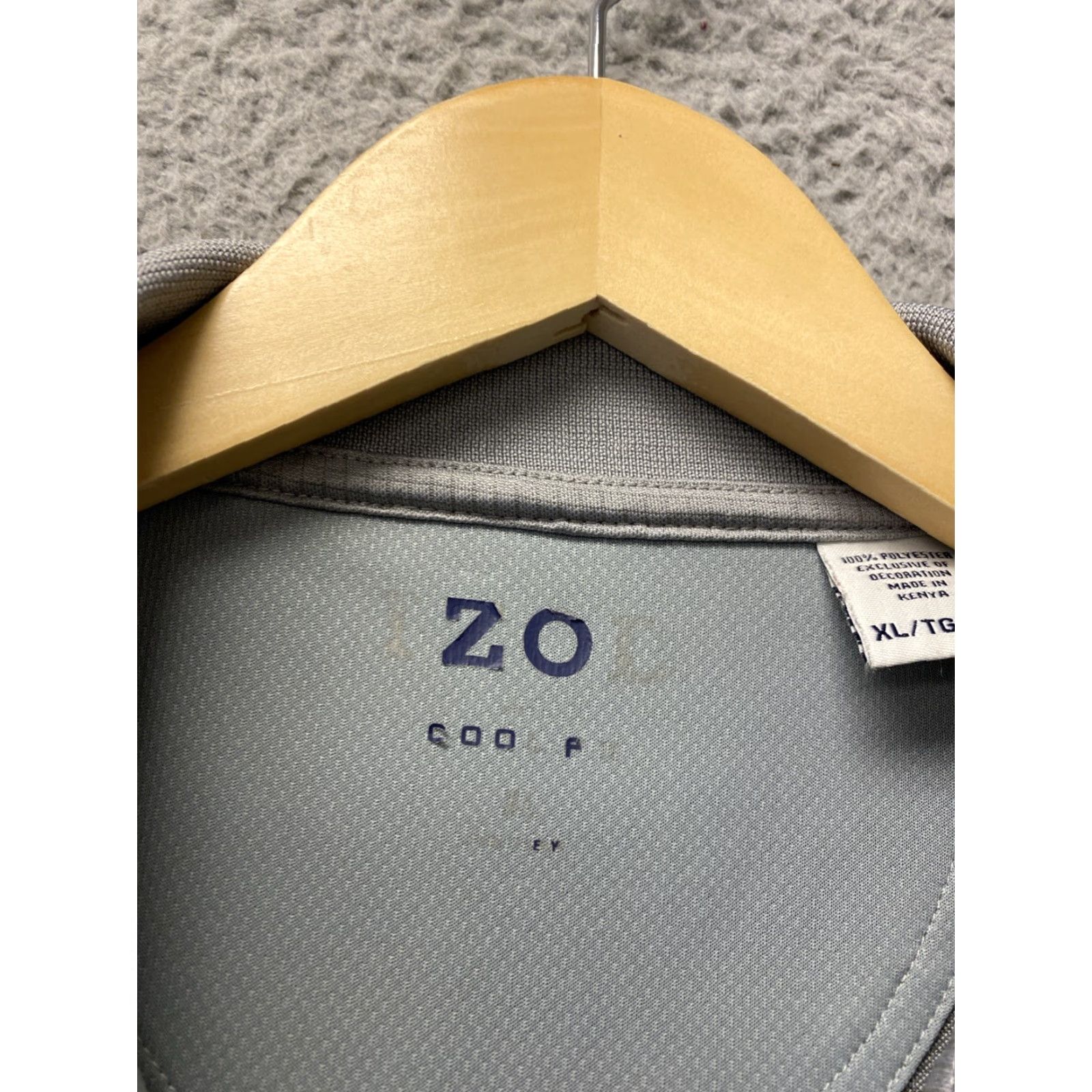 Izod IZOD Golf Mens XL Stretch Short Sleeve Polo Shirt GRAY 141-21 Size US XL / EU 56 / 4 - 3 Thumbnail