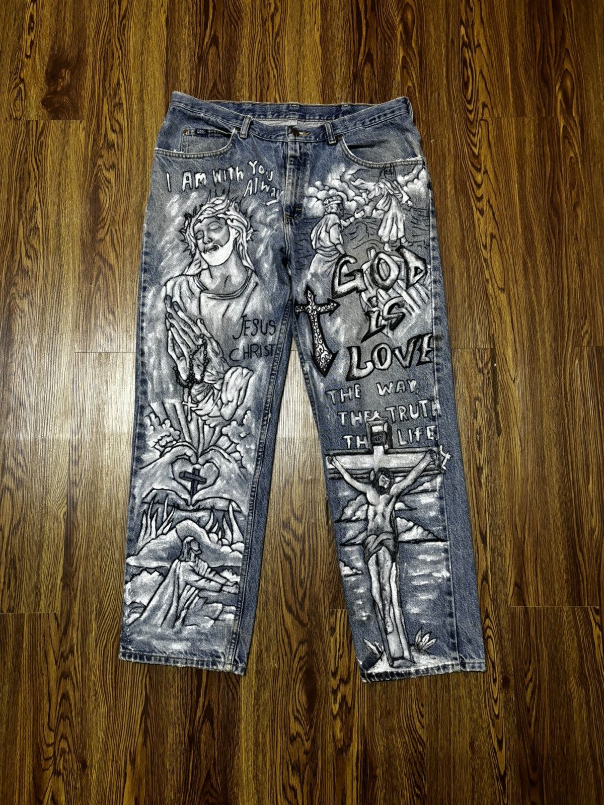 Designer × Vintage Jesus pants Size US 36 / EU 52 - 3 Thumbnail