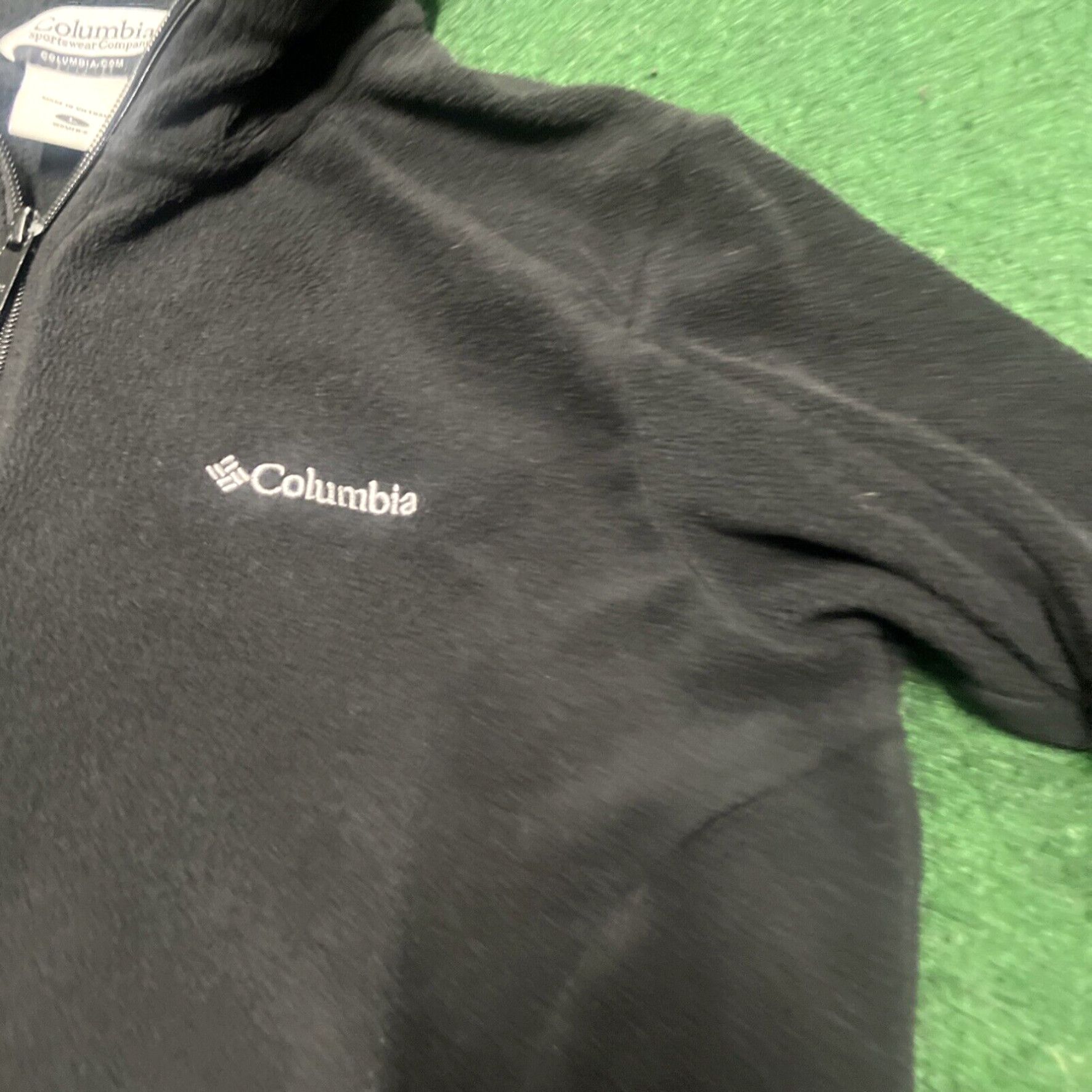 Vintage Columbia Hoodie Womens Large Black Hooded Zip Up Outdoor Casual Sweatshirt Fleec Size L / US 10 / IT 46 - 4 Thumbnail