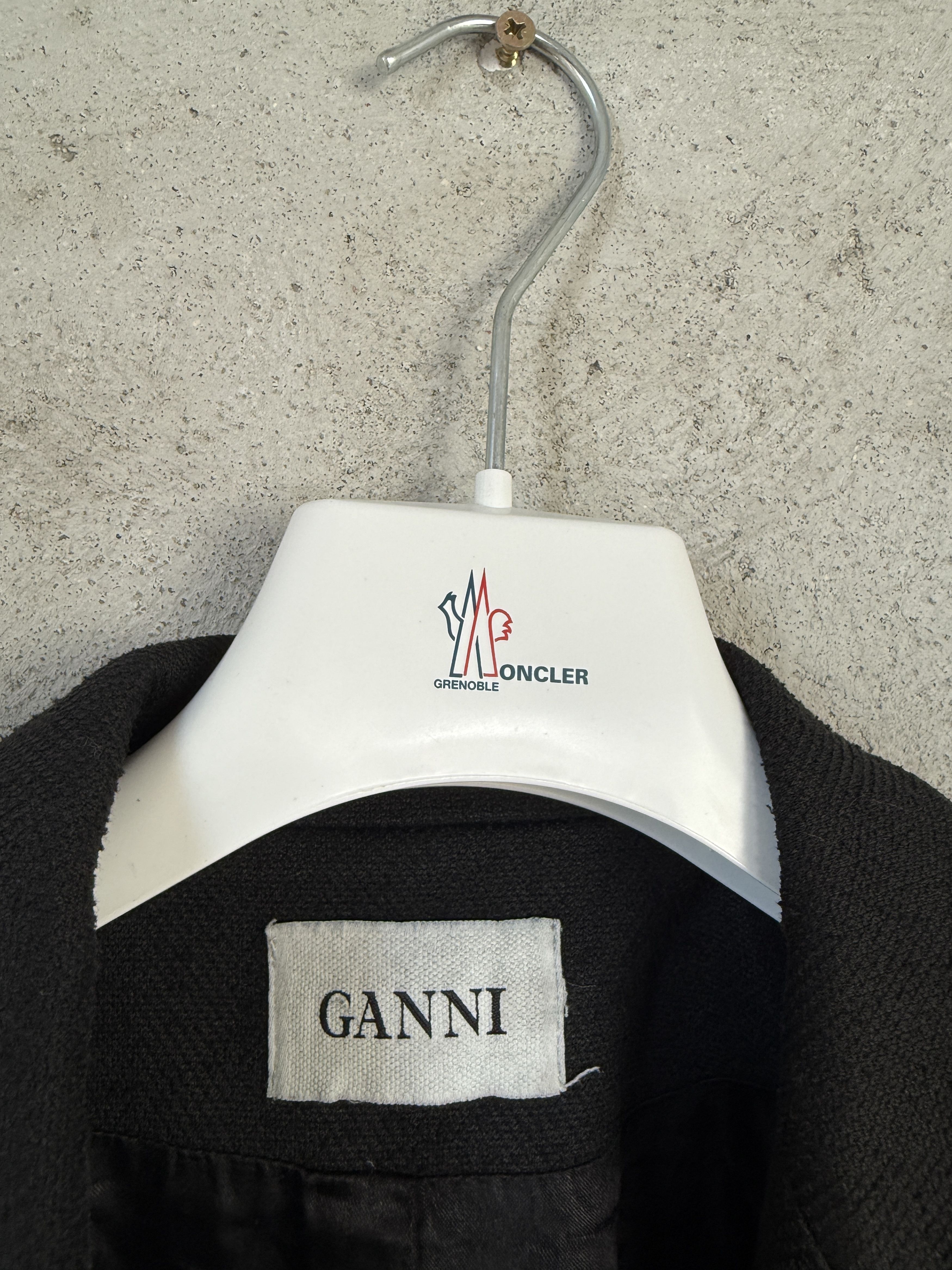Ganni Ganni black double breasted blazer jacket casual formal Size S / US 4 / IT 40 - 3 Thumbnail