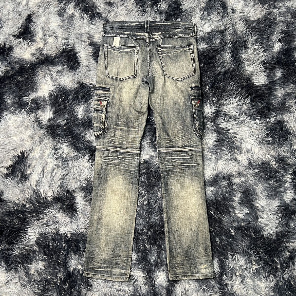 In The Attic In The Attic Homme Japanese Brand Denim Cargo Pants Size US 31 - 2 Thumbnail