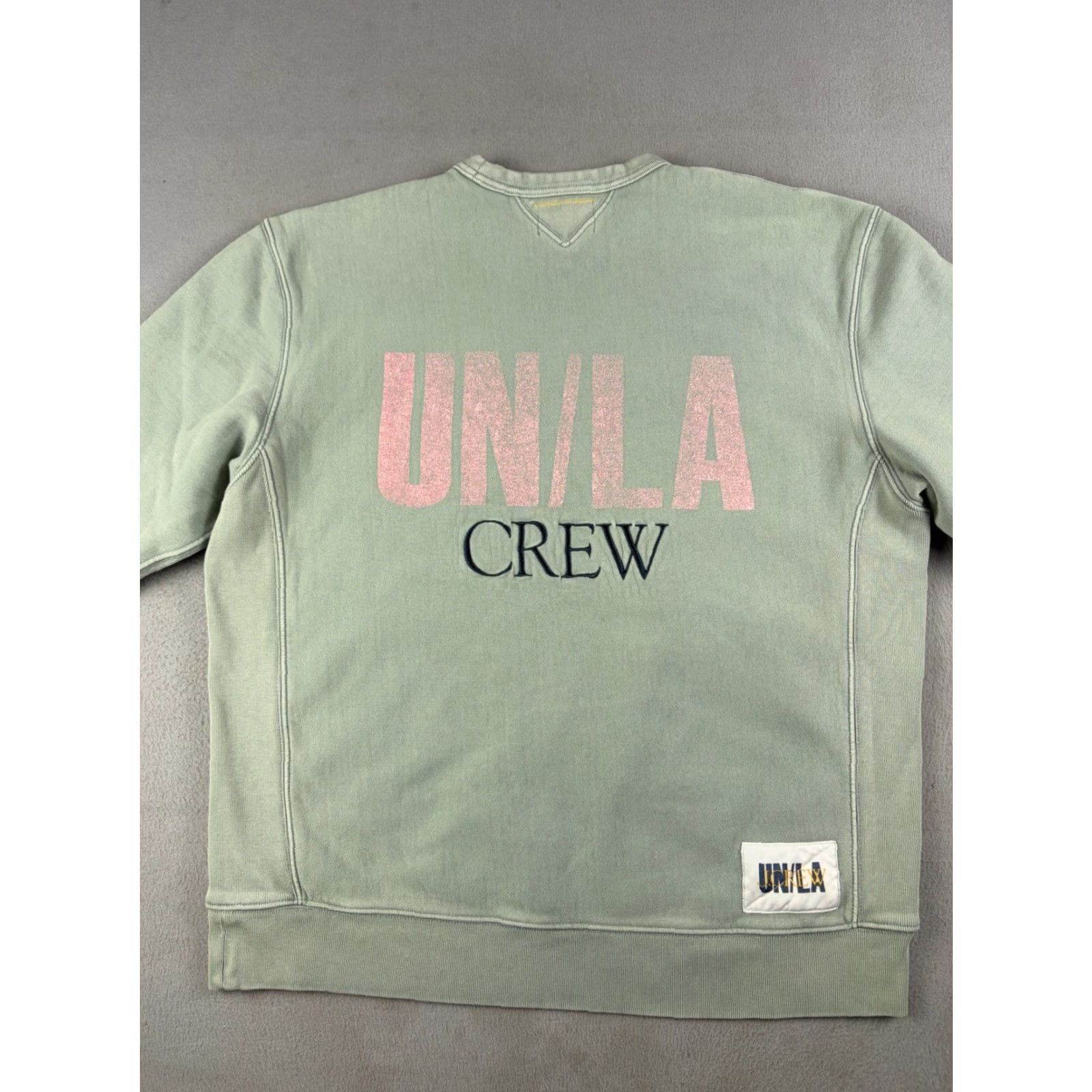 Union LA VINTAGE Union LA x J.Crew Sweatshirt Sweatshirt Green M Unisex Adults Pullover Logo Fleece Cotton Blend Streetwear Size US M / EU 48-50 / 2 - 6 Thumbnail