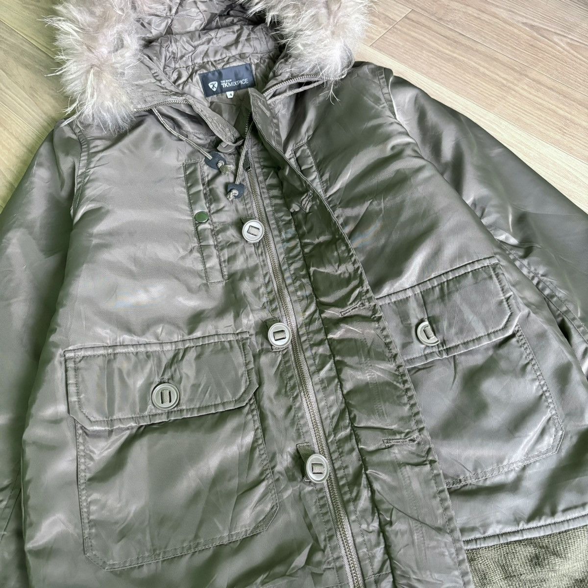 14th Addiction × If Six Was Nine × Le Grande Bleu (L.G.B.) TKMIXPICE Fur jacket LGB ifsixwasnine style Size US L / EU 52-54 / 3 - 5 Thumbnail