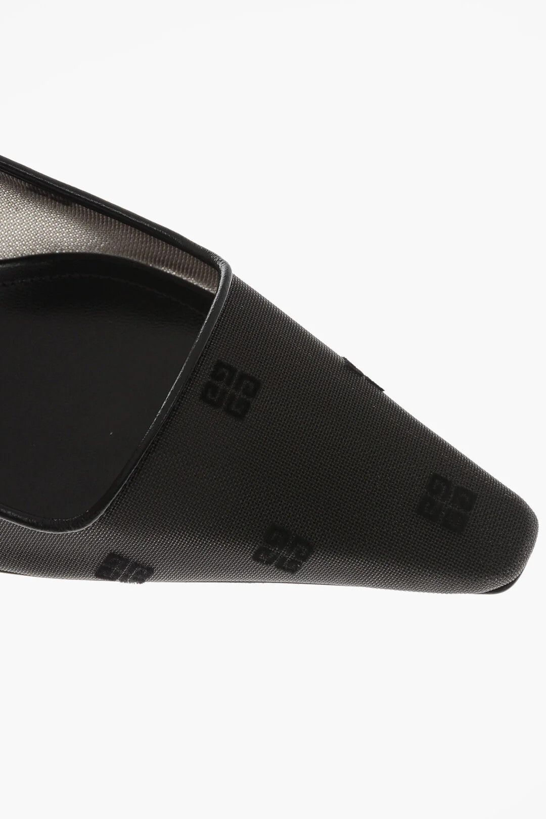 Givenchy og1mm0326 Monogram Mesh Slingbacks Pumps in Black Size US 11 / IT 41 - 4 Thumbnail