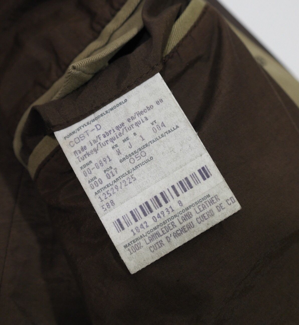 Hugo Boss Hugo Boss Vintage Leather Jacket Men's Sz 50 Brown Size US M / EU 48-50 / 2 - 9 Thumbnail